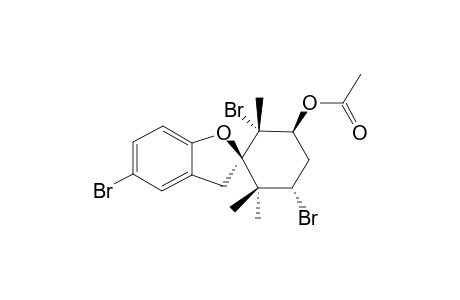 2',5,5'-TRIBROMO-2',6',6'-TRIMETHYLSPIRO-[BENZOFURAN-2(3H)-1'-CYCLOHEXAN]-3-YL-ACETATE