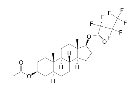 Androstane-3,17-diol, 3-acetate 17-(heptafluorobutanoate), (3.beta.,5.alpha.,17.beta.)-