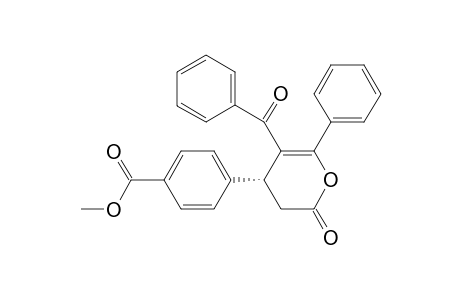(R)-methyl 4-(5-benzoyl-2-oxo-6-phenyl-3,4-dihydro-2H-pyran-4-yl)benzoate