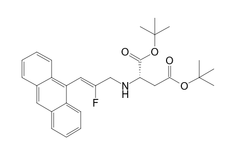 (Z/E)-N-[(3-Anthracen-9-yl)-2-fluoro-2-propenyl]-aspartic acid di-tert-butyl ester