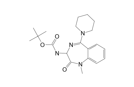 (1-METHYL-5-PIPERIDINYL-2-OXO-2,3,4,5-TETRAHYDRO-1H-BENZO-[E]-[1,4]-DIAZEPIN-3-YL)-CARBAMIC-ACID-TERT.-BUTYLESTER