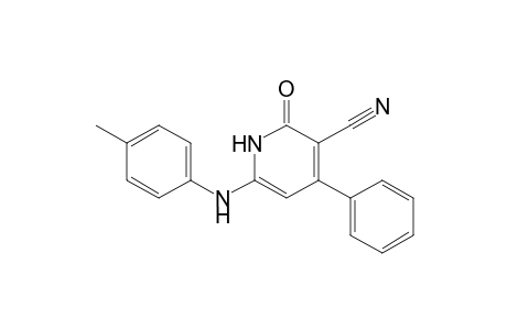 2-keto-4-phenyl-6-(p-toluidino)-1H-pyridine-3-carbonitrile