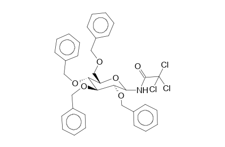 O-(2,3,4,6-Tetra-O-benzyl-d-glucopyranosyl)-trichloroacetimidate