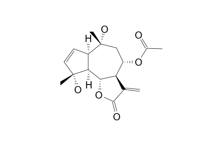 8-ACETOXY-4,10-DIHYDROXY-2,11(13)-GUAIADIENE-12,6-OLIDE