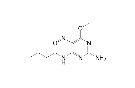 2-Amino-4-(butylamino)-6-methoxy-5-nitrosopyrimidine