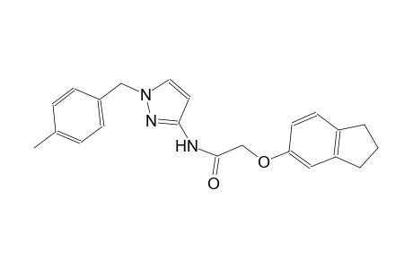2-(2,3-dihydro-1H-inden-5-yloxy)-N-[1-(4-methylbenzyl)-1H-pyrazol-3-yl]acetamide