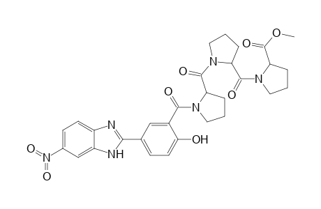 2-Hydroxy-5-(6-nitro-1H-benzo[d]imidazol-2-yl)-benzoyl Pro=Pro=Pro Dev
