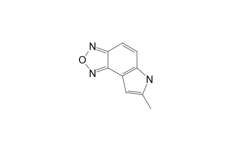 7-METHYL-6-H-PYRROLO-[2.3-E]-BENZOFURAZAN