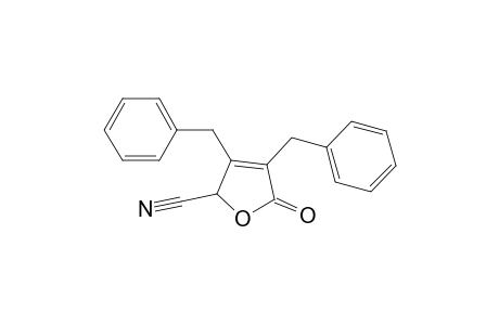 2,5-Dihydro-3,4-bis(phenylmethyl)-5-oxo-2-furancarbonitrile