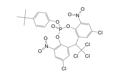 6-(4-TERT.-BUTYLPHENOXY)-2,10-DICHLORO-4,8-DINITRO-12-TRICHLOROMETHYL-12H-DIBENZO-[D,G]-[1,3,2]-DIOXAPHOSPHOCIN-6-OXIDE