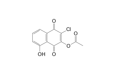 2-Chloro-3-acetoxy-5-hydroxy-1,4-naphthoquinone