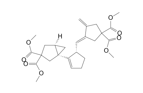(1R,5R)-1-{5-(S)-[4,4-Bis(methoxycarbonyl)-2-methylenecyclopent-(E)-ylidenemethyl]cyclopent-1-enyl}-bicyclo[3.1.0]hexane-3,3-dicarboxylic Acid Dimethyl Ester