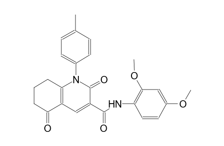 3-quinolinecarboxamide, N-(2,4-dimethoxyphenyl)-1,2,5,6,7,8-hexahydro-1-(4-methylphenyl)-2,5-dioxo-