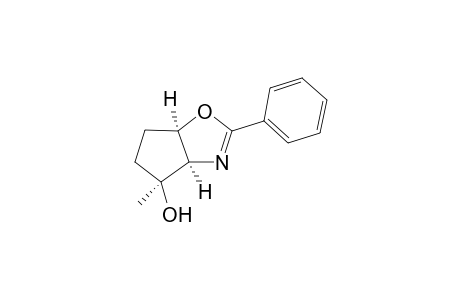 4H-Cyclopentoxazol-4-ol, 3a,5,6,6a-tetrahydro-4-methyl-2-phenyl-, (3a.alpha.,4.alpha.,6a.alpha.)-