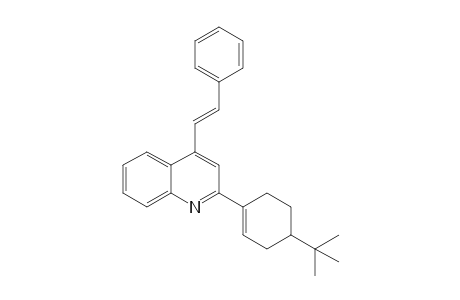 2-(4-tert-Butyl-cyclohex-1-enyl)-4-((E)-styryl)-quinoline