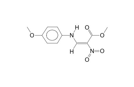 1-(PARA-METHOXYANILINO)-2-NITRO-2-CARBOMETHOXYETHENE