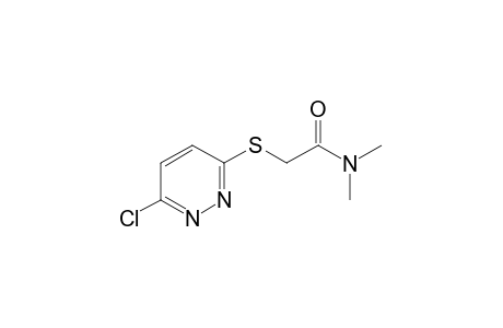 2-[(6-chloro-3-pyridazinyl)thio]-N,N-dimethylacetamide