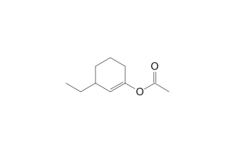 1-Cyclohexen-1-ol, 3-ethyl-, acetate