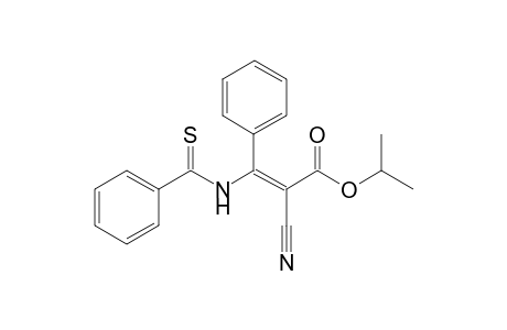 Isopropyl 2-Cyano-3-phenyl-3-thiobenzamidopropenoate