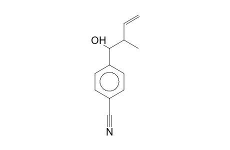4-(1-Hydroxy-2-methyl-3-butenyl)benzonitrile