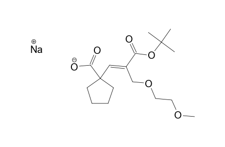 sodium 1-[(E)-3-tert-butoxy-3-keto-2-(2-methoxyethoxymethyl)prop-1-enyl]cyclopentane-1-carboxylate