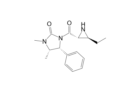 (4R,5S,2'R,3'S)-1,5-Dimethyl-3-[(3'-ethyl-2'-aziridinyl)carbonyl]-4-phenylimidazolidin-2-one