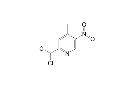 2-(dichloromethyl)-4-methyl-5-nitropyridine
