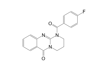 6H-pyrimido[2,1-b]quinazolin-6-one, 1-(4-fluorobenzoyl)-1,2,3,4-tetrahydro-