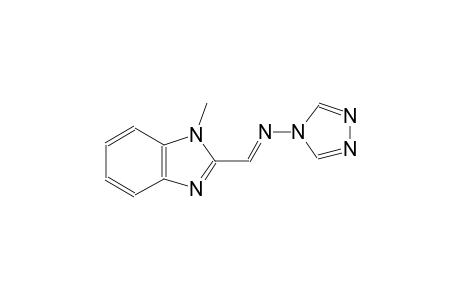 N-[(E)-(1-methyl-1H-benzimidazol-2-yl)methylidene]-4H-1,2,4-triazol-4-amine