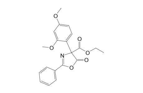 4-(2,4-dimethoxyphenyl)-5-keto-2-phenyl-2-oxazoline-4-carboxylic acid ethyl ester