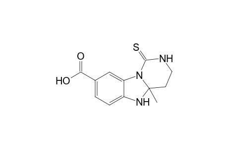 7a-Methyl-4-(hydroxycarbonyl)-2-thioxo-(perhydro)pyrimido[3,4-b]benzimidazole
