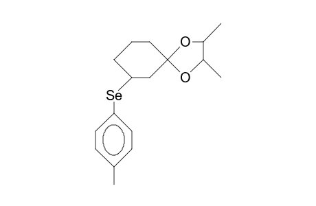 3R-(4-Tolylselenyl)-cyclohexanone 2R,3R-butanediol acetal