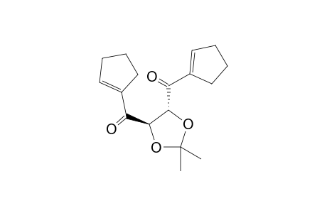 (R,R)-(2,2-Dimethyl-1,3-dioxolane-4,5-diyl)bis(cyclopent-1-en-1-ylmethanone)