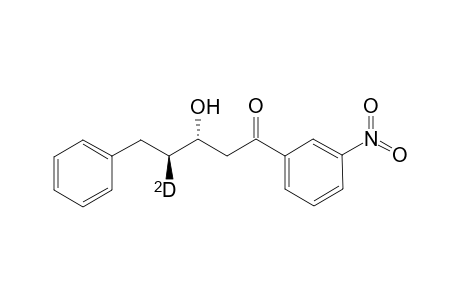 [3R,4S]-3-Hydroxy-1-(3'-nitrophenyl)-4-deuterio-1-pentanone