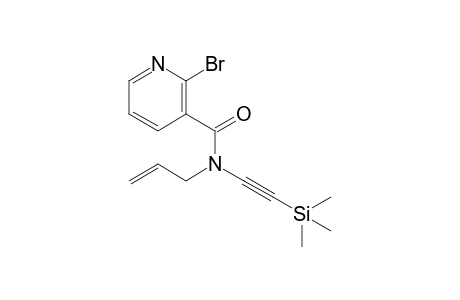 N-Allyl-2-bromo-N-trimethylsilylethynylnicotinamide