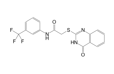 acetamide, 2-[(3,4-dihydro-4-oxo-2-quinazolinyl)thio]-N-[3-(trifluoromethyl)phenyl]-