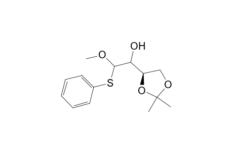 (1RS,2RS,3R)-3,4-o-isopropylidene-1-methoxy-1-phenylthio-2,3,4-butanetriol