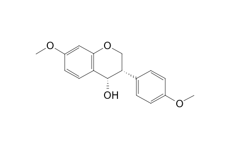 cis-2,3-dihydro-7-methoxy-3-(4-methoxyphenyl)-4H-1-benzo??pyran-4-ol