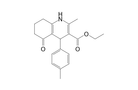 2-Methyl-4-(4-methylphenyl)-5-oxo-4,6,7,8-tetrahydro-1H-quinoline-3-carboxylic acid ethyl ester