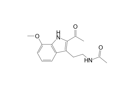 N-[2-(2-acetyl-7-methoxy-1H-indol-3-yl)ethyl]acetamide