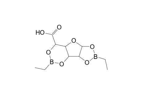 1,2:3,5-Bis-O-(ethylborandiyl)-.alpha.,D-glucofuranonic acid