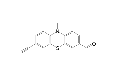 7-Ethynyl-10-methyl-10H-phenothiazine-3-carbaldehyde