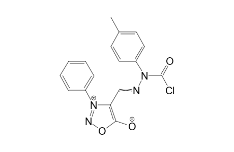 3-Phenylsydnon-4-ylformaldehyde alpha-chloroformyl-4-methylphenylhydrazone