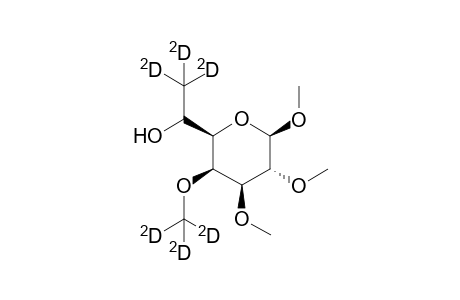 Methyl 4,6-trideuteriomethyl-2,3-di-O-methyl .beta.,d-galactoside