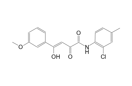 (3Z)-N-(2-chloro-4-methylphenyl)-4-hydroxy-4-(3-methoxyphenyl)-2-oxo-3-butenamide
