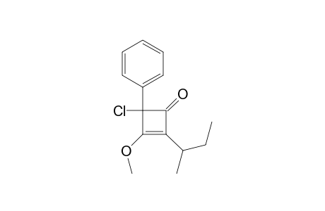 2-(2-Butyl)-4-Chloro-3-methoxy-4-phenyl-2-cyclobuten-1-one