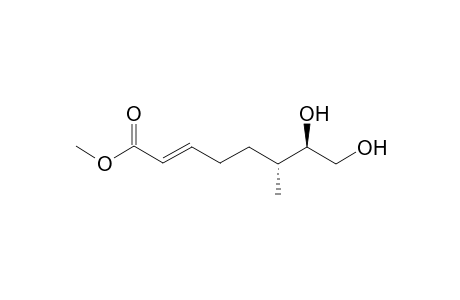(6R,7R,2E)-Methyl 7,8-dihydroxy-6-methyloct-2-enoate