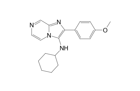 cyclohexyl-[2-(4-methoxyphenyl)imidazo[1,2-a]pyrazin-3-yl]amine