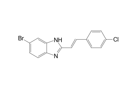 6-Bromo-2-[2-(4-chlorophenyl)ethenyl]-1H-benzoimidazole