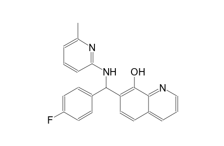 7-{(4-fluorophenyl)[(6-methyl-2-pyridinyl)amino]methyl}-8-quinolinol